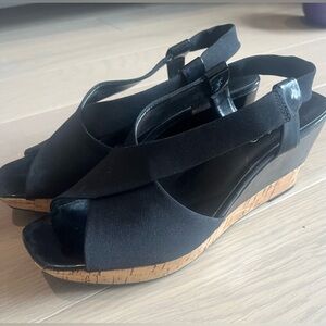 Franco Sarto Cork Wedge Sandals